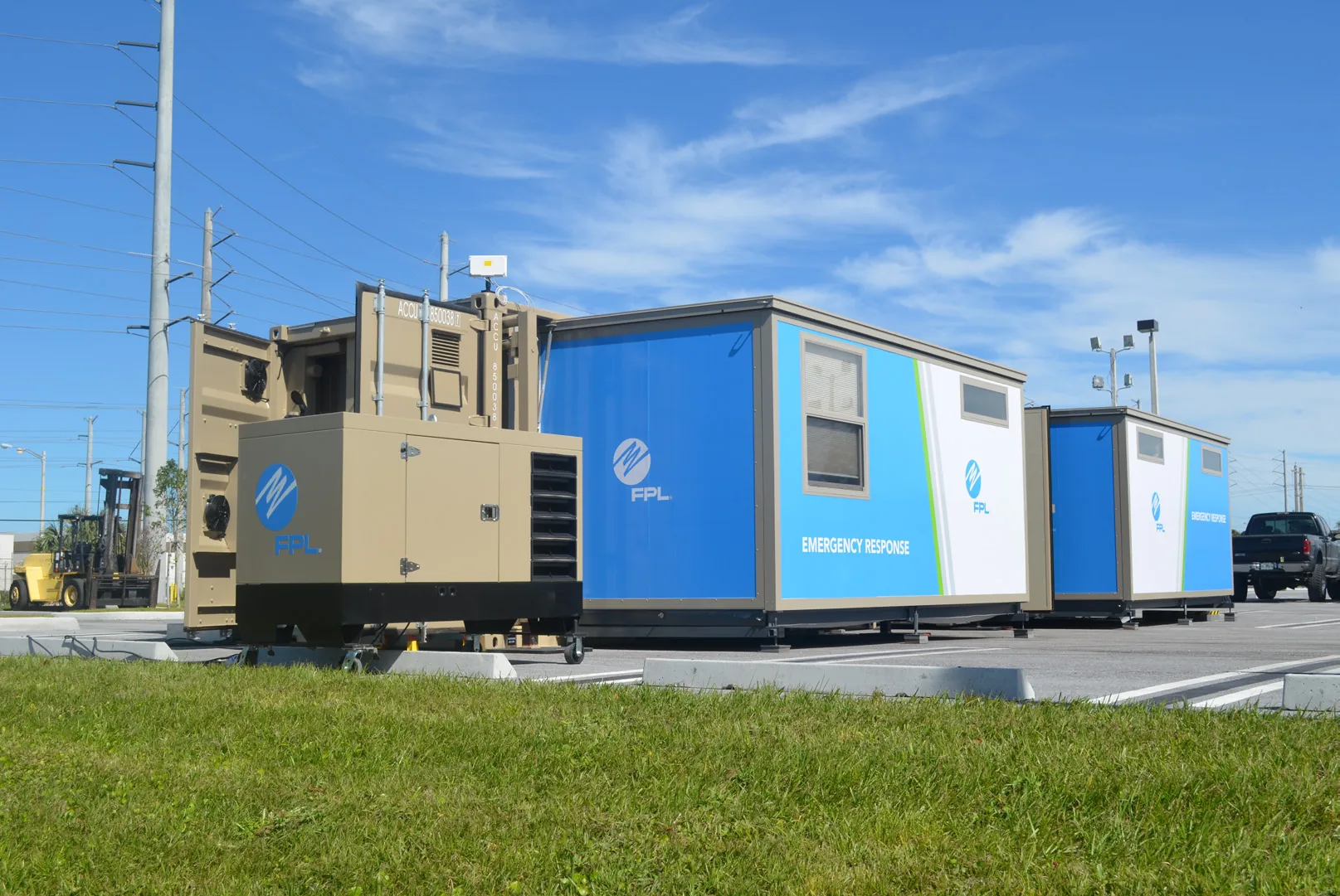 FPL field command facility using FORTS folding shelters